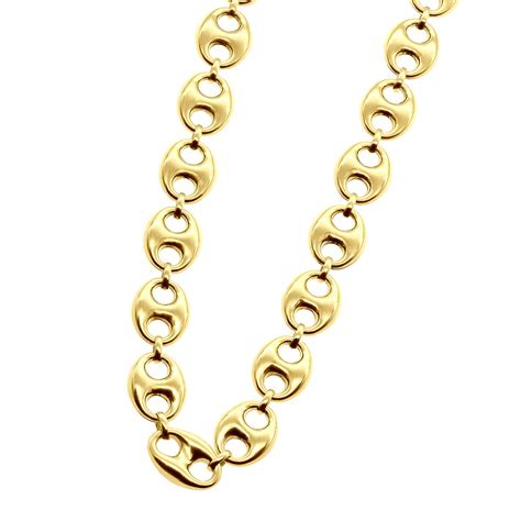 10k yellow gold gucci|Gucci chains for men.